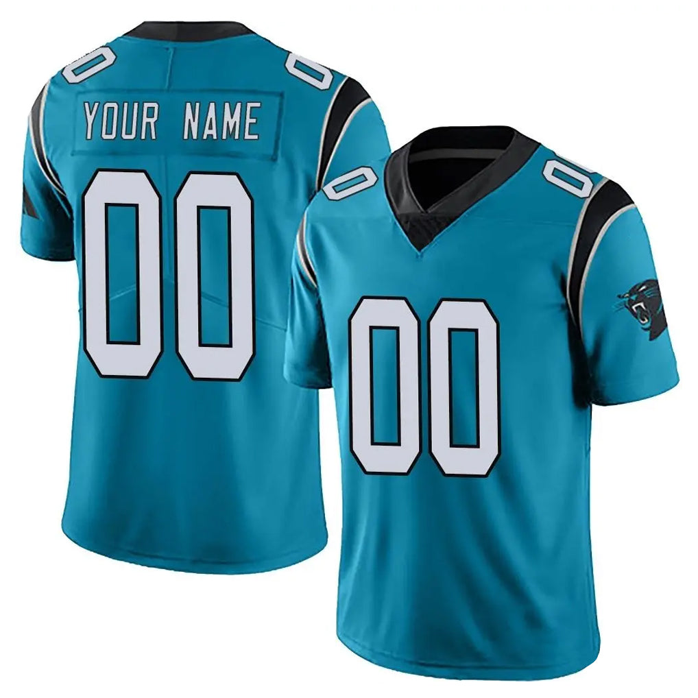 Custom C.Panthers Blue Vapor Untouchable Limited Game Any Name & Numbers CBdoa Stitched Jerseys