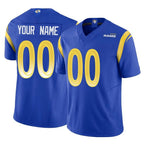 Custom LA.Rams Royal Limited Vapor F.U.S.E. Home Game Any Name & Numbers CBdoa Stitched Jerseys