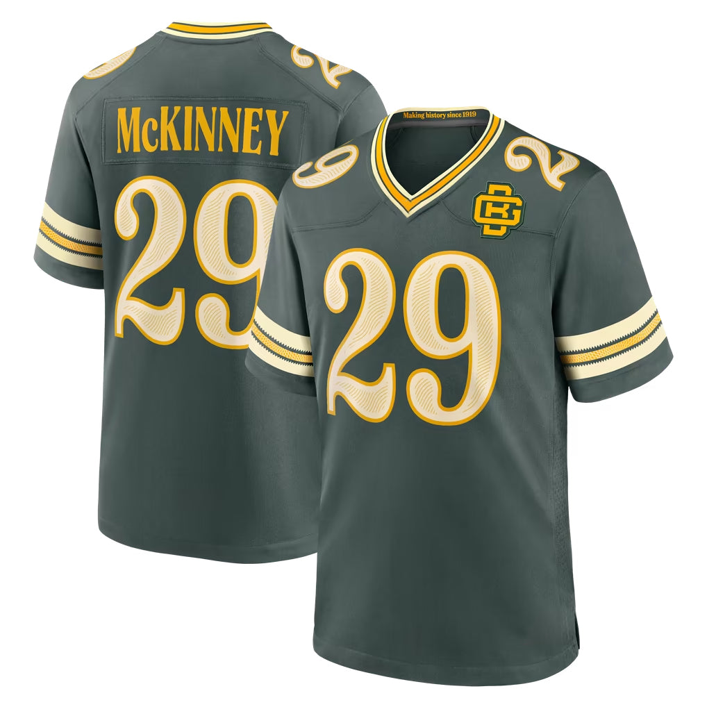 GB.Packers #29 Xavier McKinney Player Green 2026 Rivalries Collection Home Game CBdoa Stitched Jerseys