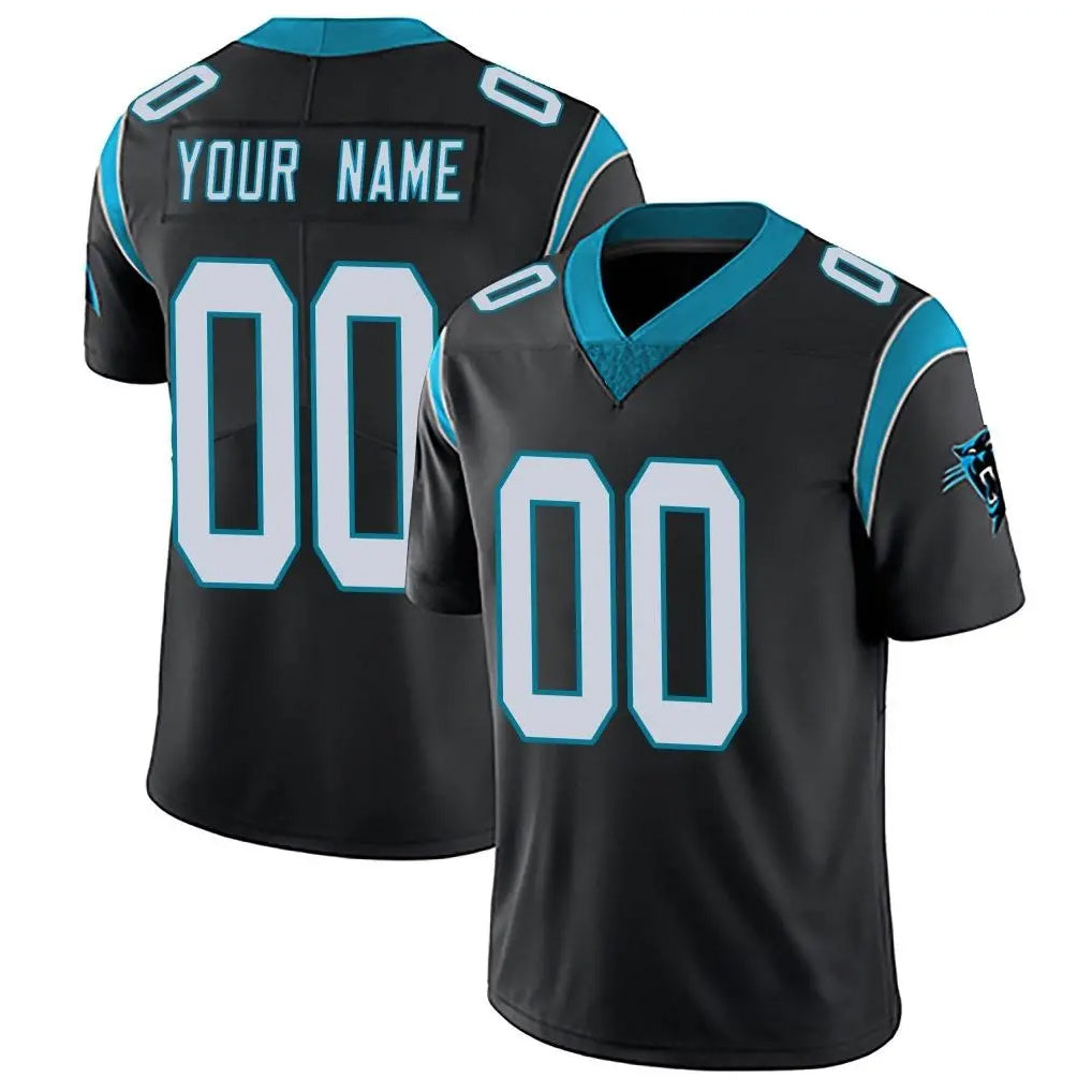 Custom C.Panthers Black Vapor Untouchable Limited Game Any Name & Numbers CBdoa Stitched Jerseys