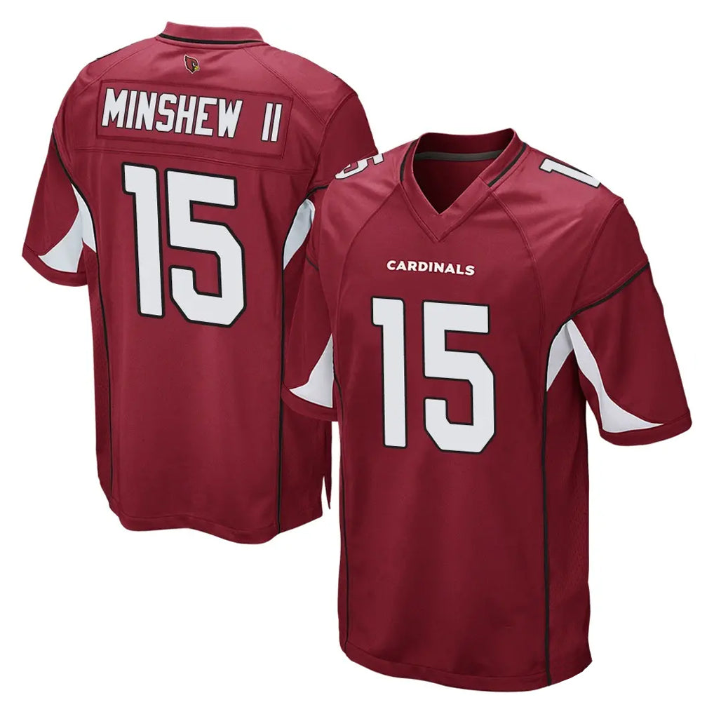 A.Cardinals #15 Gardner Minshew II Player Cardinal Home Game CBdoa Stitched Jerseys