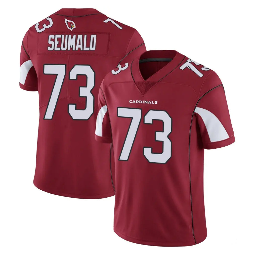 A.Cardinals #73 Isaac Seumalo Player Cardinal Vapor Limited Home Game  CBdoa Stitched Jerseys