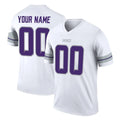 Custom M.Vikings White Alternate Legend Home Game Any Name & Numbers CBdoa Stitched Jerseys