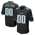 Custom P.Eagles Black Home Game Any Name & Numbers CBdoa Stitched Jerseys