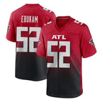 A.Falcons #52 Samson Ebukam Player Red Home Game CBdoa Stitched Jerseys