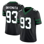 NY.Jets #93 David Onyemata Player Black Limited Legacy Vapor F.U.S.E. Home Game CBdoa Stitched Jerseys
