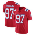 NE.Patriots #97 Milton Williams Player Red Vapor Untouchable Home Game CBdoa Stitched Jerseys