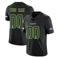 Custom S.Seahawks Black Impact Limited Home Game Any Name & Numbers CBdoa Stitched Jerseys