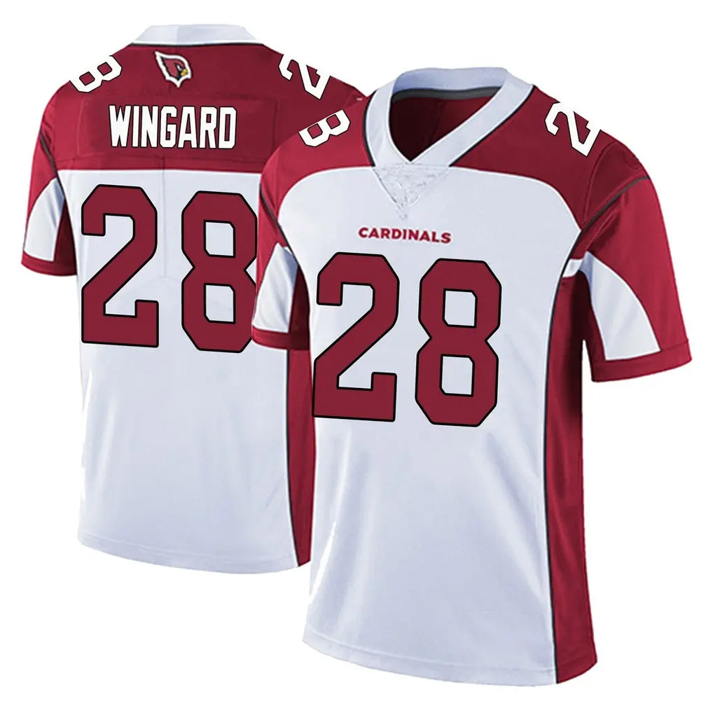 A.Cardinals #28 Andrew Wingard Player White Vapor Limited Home Game CBdoa Stitched Jerseys