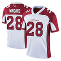 A.Cardinals #28 Andrew Wingard Player White Vapor Limited Home Game CBdoa Stitched Jerseys
