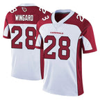 A.Cardinals #28 Andrew Wingard Player White Vapor Limited Home Game CBdoa Stitched Jerseys