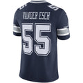 CBdoa D.Cowboys #55 Leighton Vander Esch Navy Vapor Limited Player Jersey