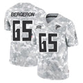 A.Falcons #65 Matthew Bergeron Player Camo Salute to Service Limited CBdoa Stitched Jerseys