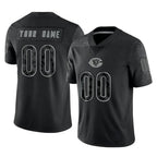 Custom C.Bears Black REFLECTIVE Limited Game Any Name & Numbers CBdoa Stitched Jerseys