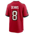 CBdoa TB.Buccaneers #8 SirVocea Dennis Red Game Jersey