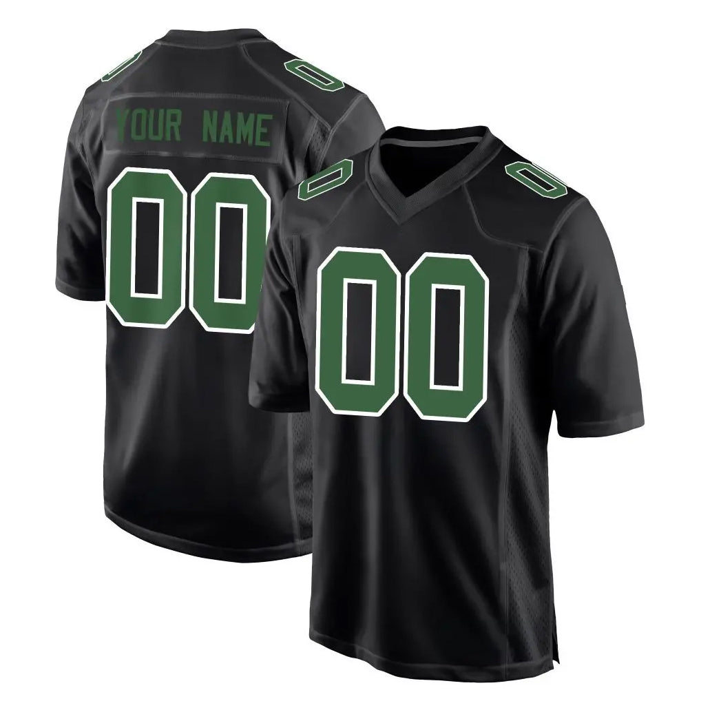 Custom P.Eagles Carbon Green Fashion Home Game Any Name & Numbers CBdoa Stitched Jerseys