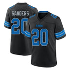 D.Lions #20 Barry Sanders Player Black Alternate Home Game CBdoa Stitched Jerseys