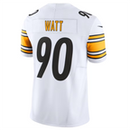 CBdoa #90 T.J. Watt Player P.Steelers White Vapor F.U.S.E. Limited Stitched Jersey