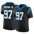 C.Panthers #97 Bobby Brown III Player Black Vapor F.U.S.E. Limited Home Game CBdoa Stitched Jerseys