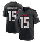 A.Falcons #15 Brian Robinson Player Black Home Game CBdoa Stitched Jerseys