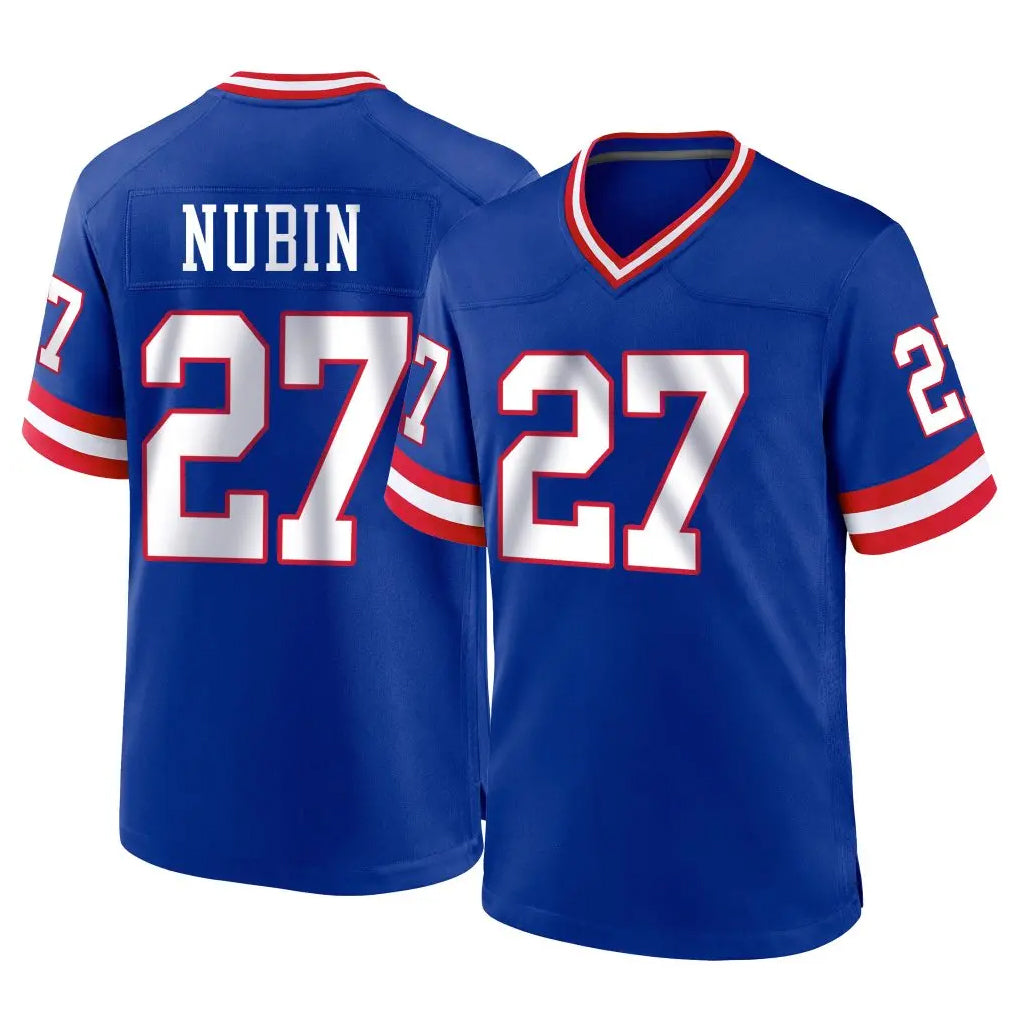 NY.Giants #27 Tyler Nubin Player Royal Classic Home Game CBdoa Stitched Jerseys