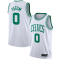CBdoa B.Celtics #0 Jayson Tatum White Swingman Jerseys - Association Edition