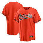 CBdoa B.Orioles Orange Home Game Blank Player Stitched Jerseys