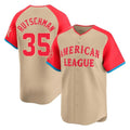CBdoa B.Orioles #35 Adley Rutschman Player Cream American League All-Star Limited Home Game Stitched Jerseys