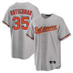 CBdoa B.Orioles #35 Adley Rutschman Gray Home Game Stitched Jerseys