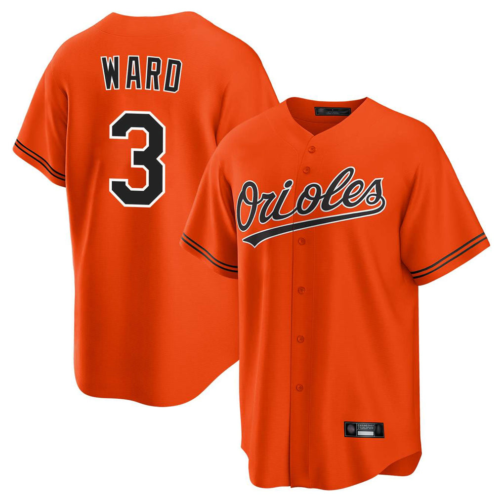 CBdoa B.Orioles #3 Taylor Ward Player Orange Home Game Stitched Jerseys