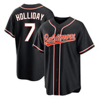 CBdoa B.Orioles #7 Jackson Holliday Player Black Out Home Game Stitched Jerseys