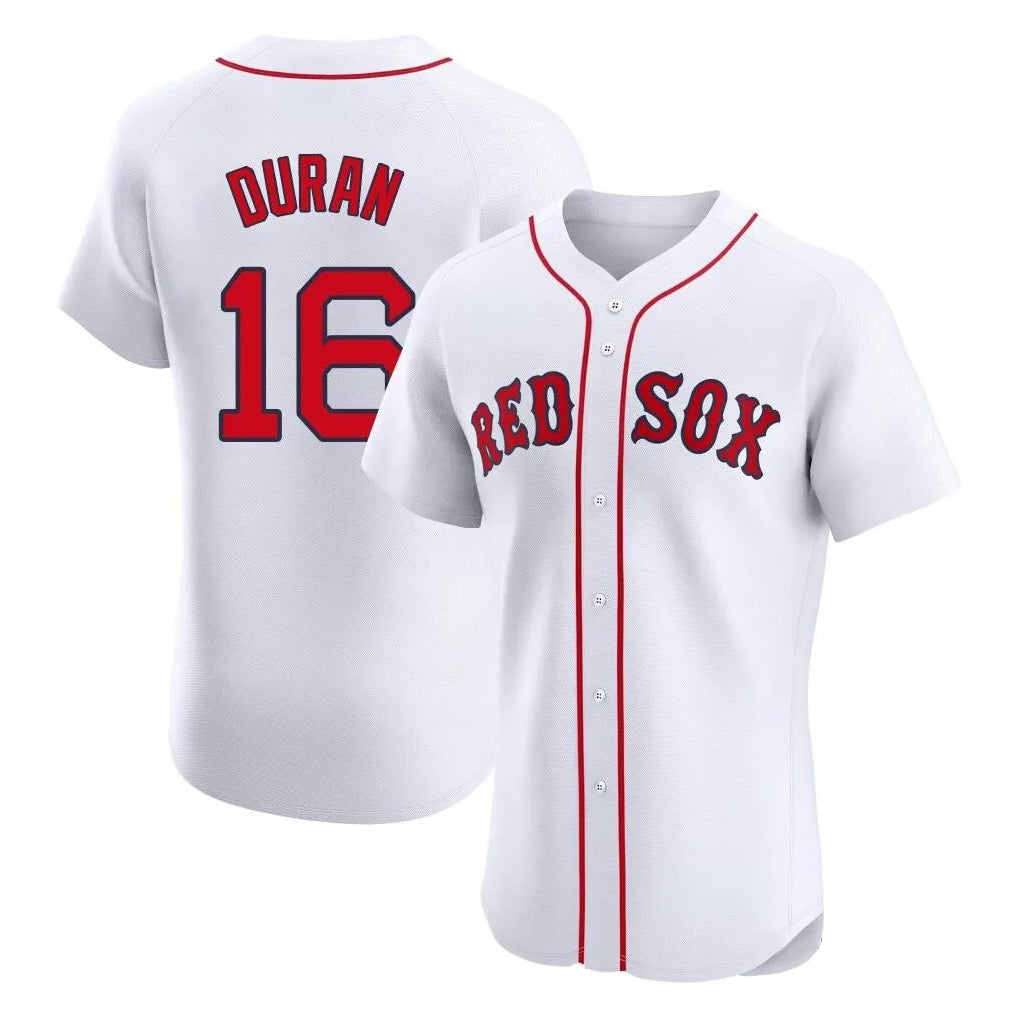 CBdoa B.Red Sox #16 Jarren Duran Player White Limited Elite Home Game Stitched Jersey