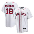 CBdoa B.Red Sox #19 Roman Anthony Player White Home Game Stitched Jerseys