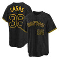 CBdoa B.Red Sox #36 Triston Casas Player Black Snake Skin City Home Game Stitched Jerseys