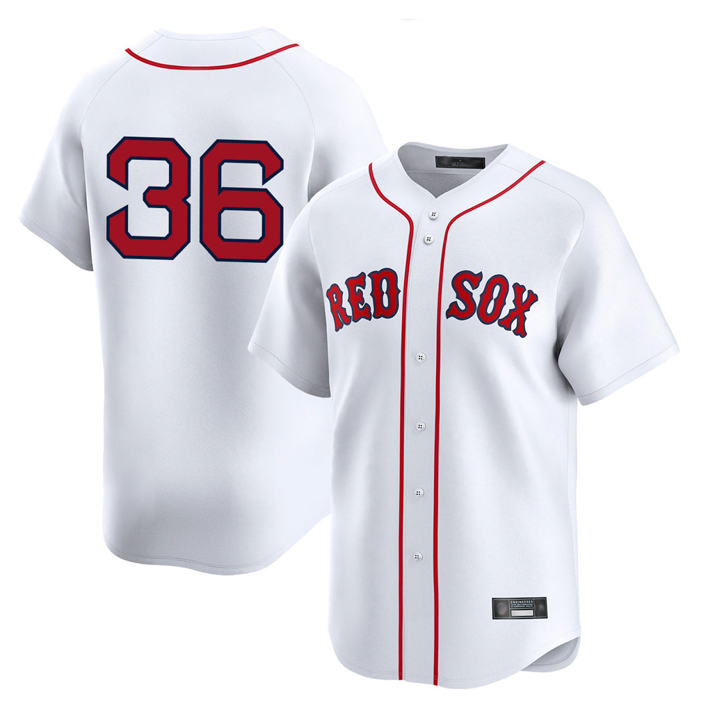 CBdoa B.Red Sox #36 Triston Casas Player White Limited Home Game Stitched Jersey