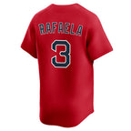 CBdoa B.Red Sox #3 Ceddanne Rafaela Player Red Limited Home Game Stitched Jerseys