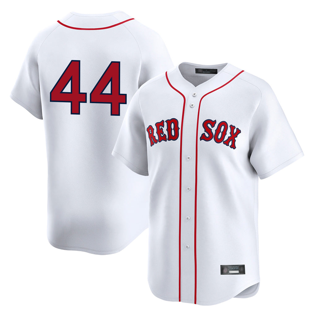 CBdoa B.Red Sox #44 Aroldis Chapman Player White Limited Home Game Stitched Jerseys