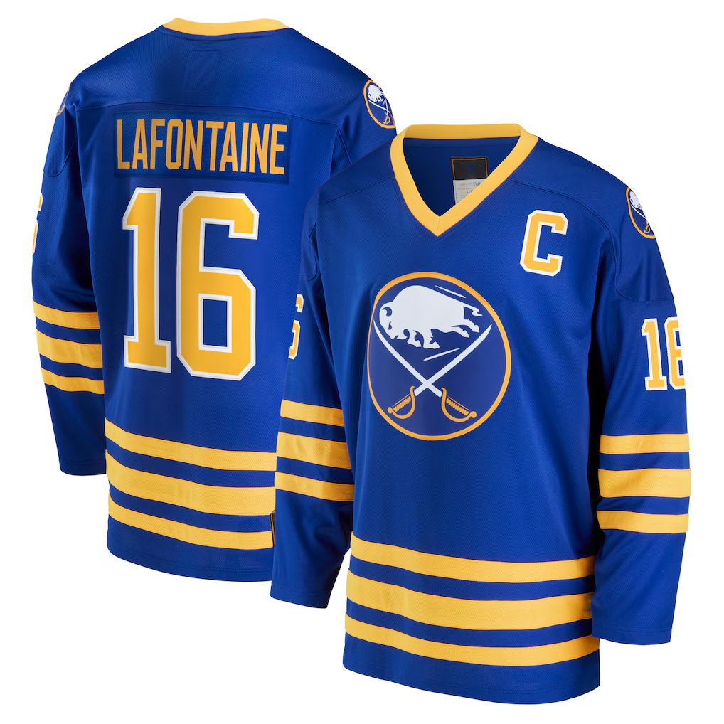 CBdoa B.Sabres #16 Pat LaFontaine Royal Breakaway Retired Player Stitched Jerseys