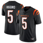 CBdoa C.Bengals #5 Tee Higgins Black Vapor Untouchable Limited Jersey American Stitched  Jerseys