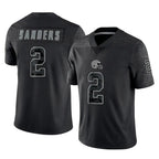 CBdoa C.Browns #2 Shedeur Sanders Player Black Reflective Home Game Stitched Jerseys
