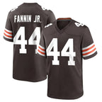 CBdoa C.Browns #44 Harold Fannin Jr. Player Brown Home Game Stitched Jerseys