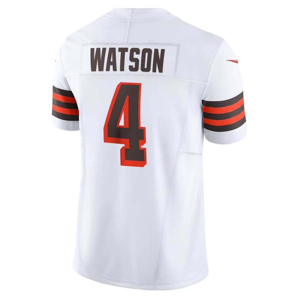 CBdoa C.Browns #4 Deshaun Watson White Vapor F.U.S.E. Limited Stitched Jerseys