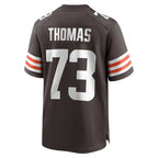 CBdoa C.Browns #73 Joe Thomas Brown Retired Player Game Stitched Jerseys