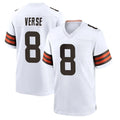 CBdoa C.Browns #8 Jared Verse Player White Home Game Stitched Jerseys