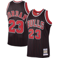 CBdoa C.Bulls #23 Michael Jordan Mitchell & Ness Black 1996-97 Hardwood Classics Authentic Jerseys