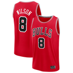 CBdoa C.Bulls #8 Caleb Wilson Red 2026 Draft First Round Pick Fast Break Jerseys - Icon Edition