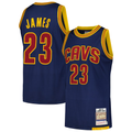 CBdoa C.Cavaliers #23 LeBron James Mitchell & Ness Navy 201516 Hardwood Classics Authentic Jerseys