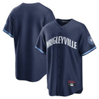 CBdoa C.Cubs Navy City Connect Home Game Blank Player Stitched Jerseys