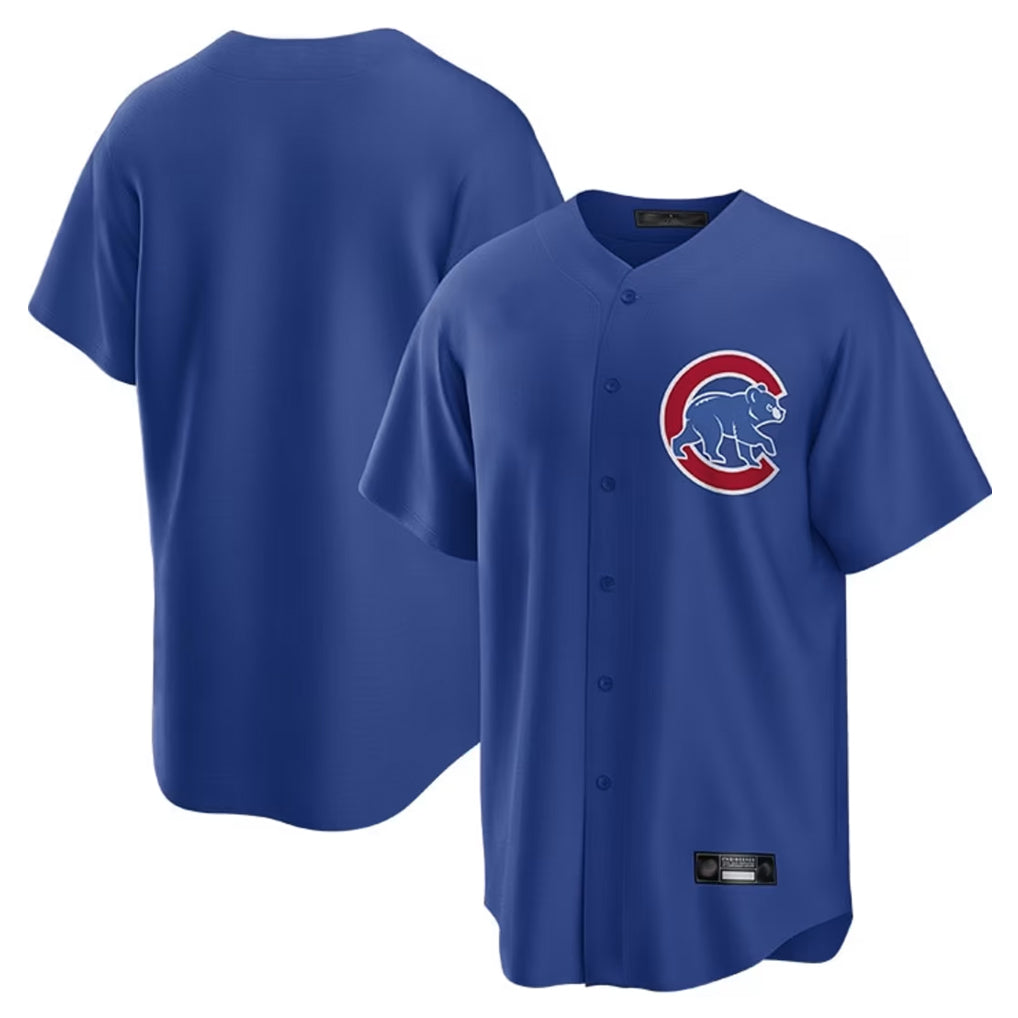 CBdoa C.Cubs Royal Home Game Blank Player Stitched Jerseys