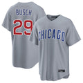 CBdoa C.Cubs #29 Michael Busch Player Gray Home Game Stitched Jerseys